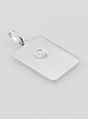 Jesus Christ Plate Medal - 925 Silver