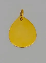 Angel Raphael Gold Baptism Medal