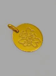 Guardian Angel Medal in 375 Gold for Boys