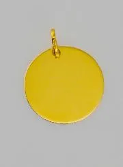 Guardian Angel in Prayer Gold Baptism Medal