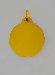 Saint Christopher Gold Baptism Medal