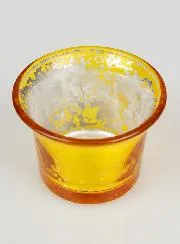 Batch of 3 Candle Holders - Glitter Look