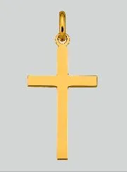 Yellow Solid Gold Christ's Cross Pendant