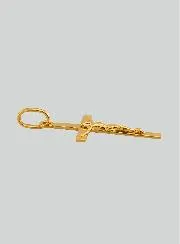 Yellow Solid Gold Christ's Cross Pendant