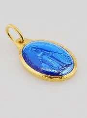 Miraculous Medal in Golden Metal - 18 mm