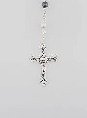 Hematite Rosary & Water of Lourdes