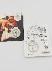 Saint Charles Borromeo Prayer Card with Medal