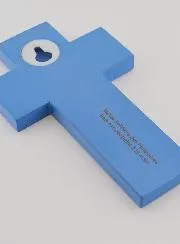 Heaven on Earth Child Cross - Blue