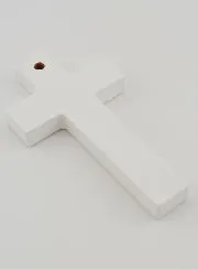 Child Wood Cross - Sun & Flowers