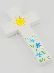 Child Cross - Flowers & Sun