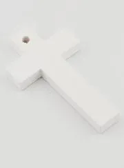 Wood Cross - Sun of Love and Flowers