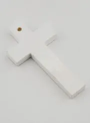 Wood Cross - Spring Flowers