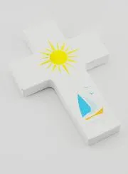 Wood Cross - Jesus My Guide