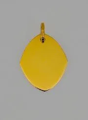 Guardian Angel Gold Baptismal Medal