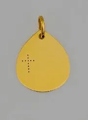 Holy Virgin with Veil & Cross Gold Medal