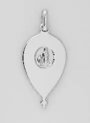Silver Drop Medal Our Lady of the Veil