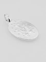 Miraculous Medal in Sterling Silver