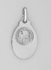 Appearances of Lourdes Medal - Sterling Silver