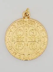 Saint Benedict Golden Medal - 3,6 cm