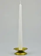 White Cylindrical Candle - 25 cm