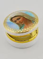 Our Lady of Medjugorje Pyx - 5 cm