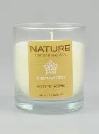 Organic Candle Nature Collection - Exotic Rose Scented - 8 x 7 cm