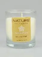 Organic Candle Nature Collection - Exotic Rose Scented - 8 x 7 cm