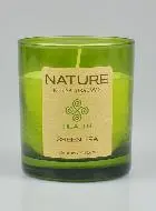 Organic Candle Nature Collection - Green Tea Scented - 8 x 7 cm