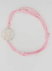 Saint Benedict Medal Bracelet - Light Pink