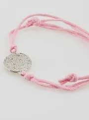 Saint Benedict Medal Bracelet - Light Pink