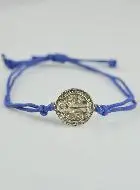 Saint Benedict Medal Bracelet - Blue