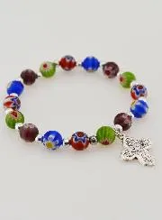 Murano Glass Religious Bracelet