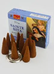 Saint Rita Religious Cone Incense