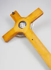 Large Wall Wood Cross of Saint Benedict - 48cm
