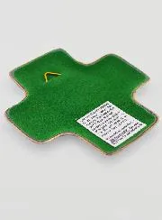 Garden of the Holy Spirit Turquoise Lebanon Enamels Cross