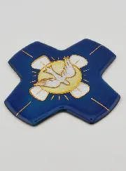 Holy Spirit & Pentecost Cross in Lebanon Enamels