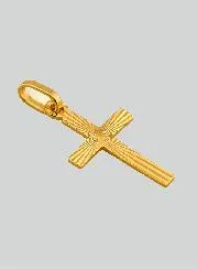 Christ's Cross Pendant - 18Kt Solid Yellow Gold