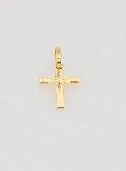 Shepherd's Star Cross Pendant - 10mm - 18Kt Solid Gold