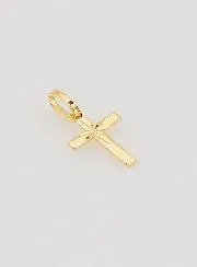Shepherd's Star Cross Pendant - 10mm - 18Kt Solid Gold