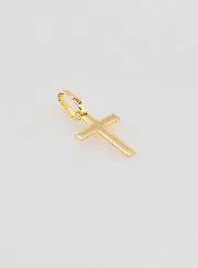Shepherd's Star Cross Pendant - 10mm - 18Kt Solid Gold