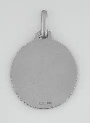 925 Solid Silver Guardian Angel Medal - 21mm