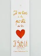 Prayer Bookmark - I Stand at the Door of your Heart