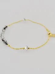 Black & Gold Crystal Decade Rosary