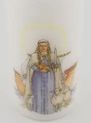 Saint Genevieve Altar Candle