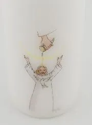 Confirmation Altar Candle - Anointing of the Holy Spirit Blond Girl