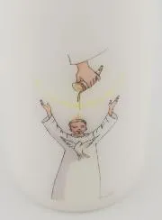 Confirmation Altar Candle - Blond Boy's Anointing