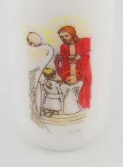 Communion Candle Angel's Bread  - Blond Girl
