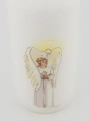 Knight of the Holy Spirit Confirmation Altar Candle - Blond Girl