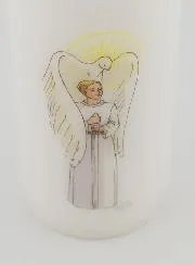 Knight of the Holy Spirit Confirmation Altar Candle - Blond Boy