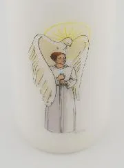 Confirmation Candle Knight of the Holy Spirit - Brown Haired Boy